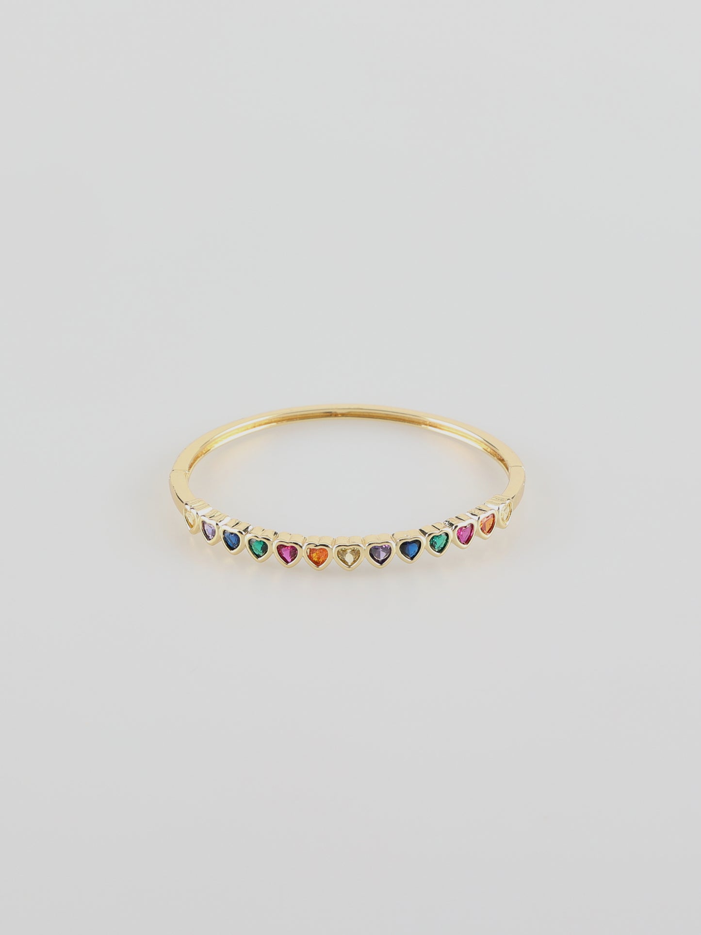 Vibrant Love Heart Bangle