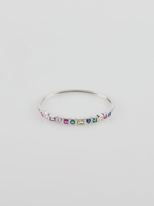 Vibrant Heart Square Bangle