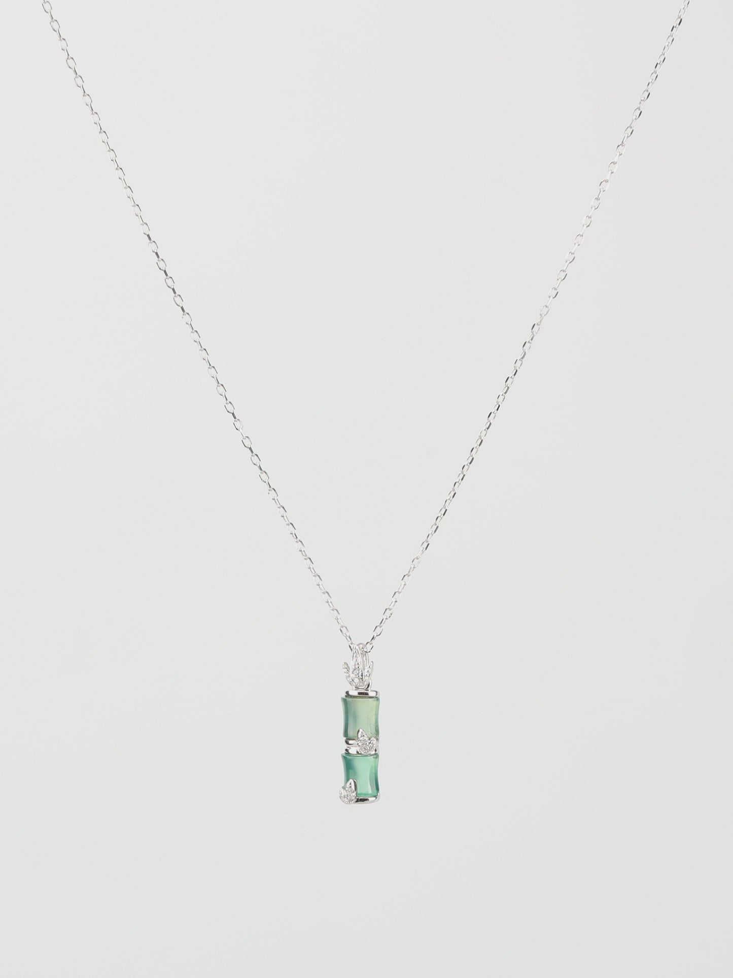 Jade Bamboo Necklace