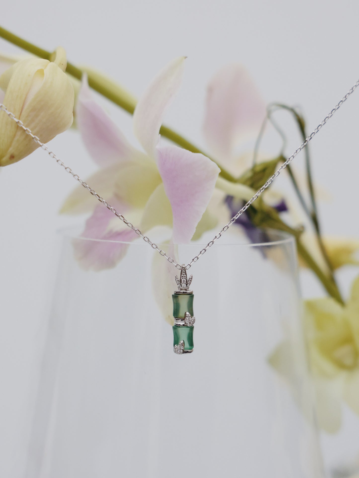 Jade Bamboo Necklace