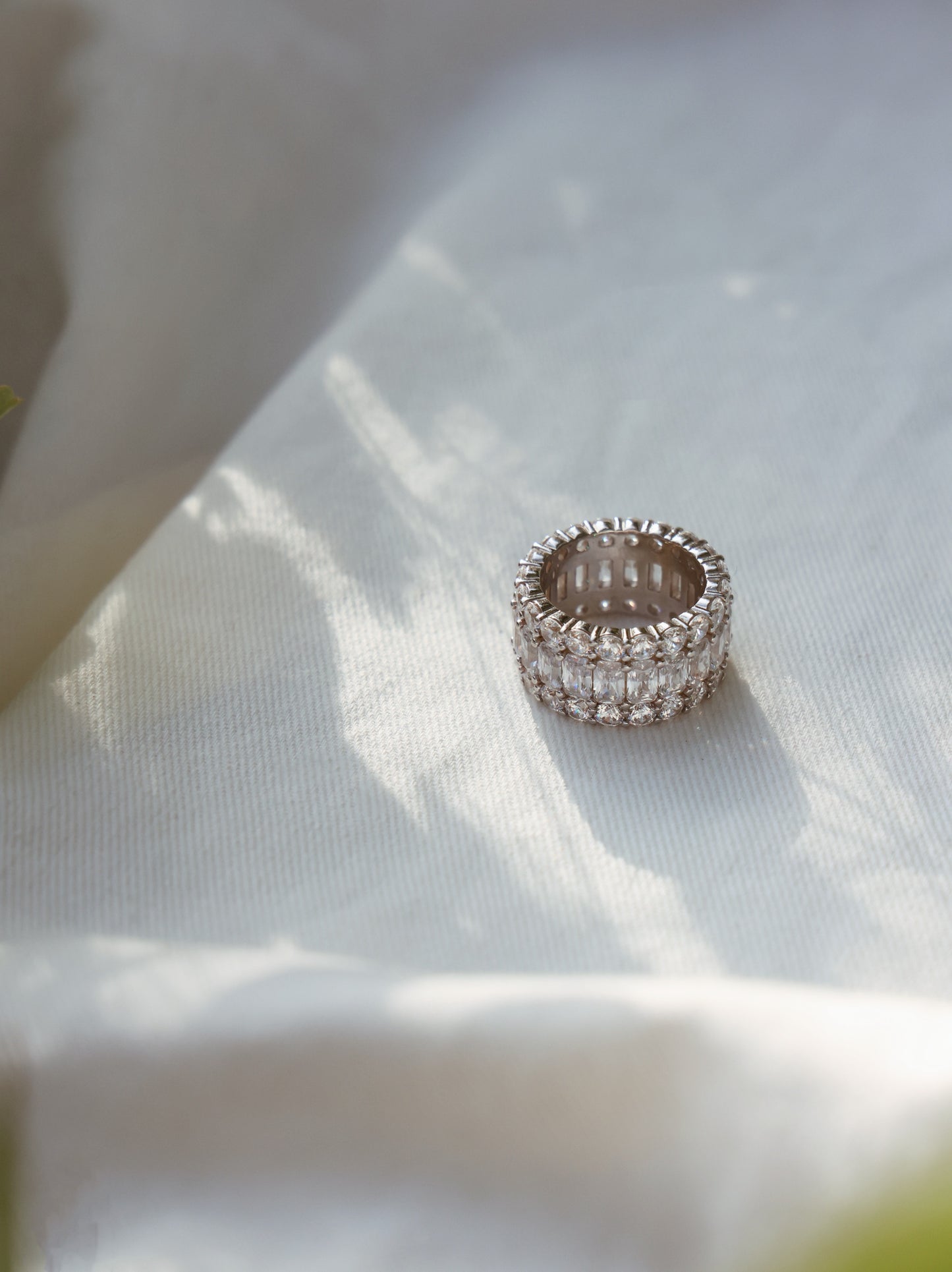 Trilogy of Stars Zirconia Wrap Ring