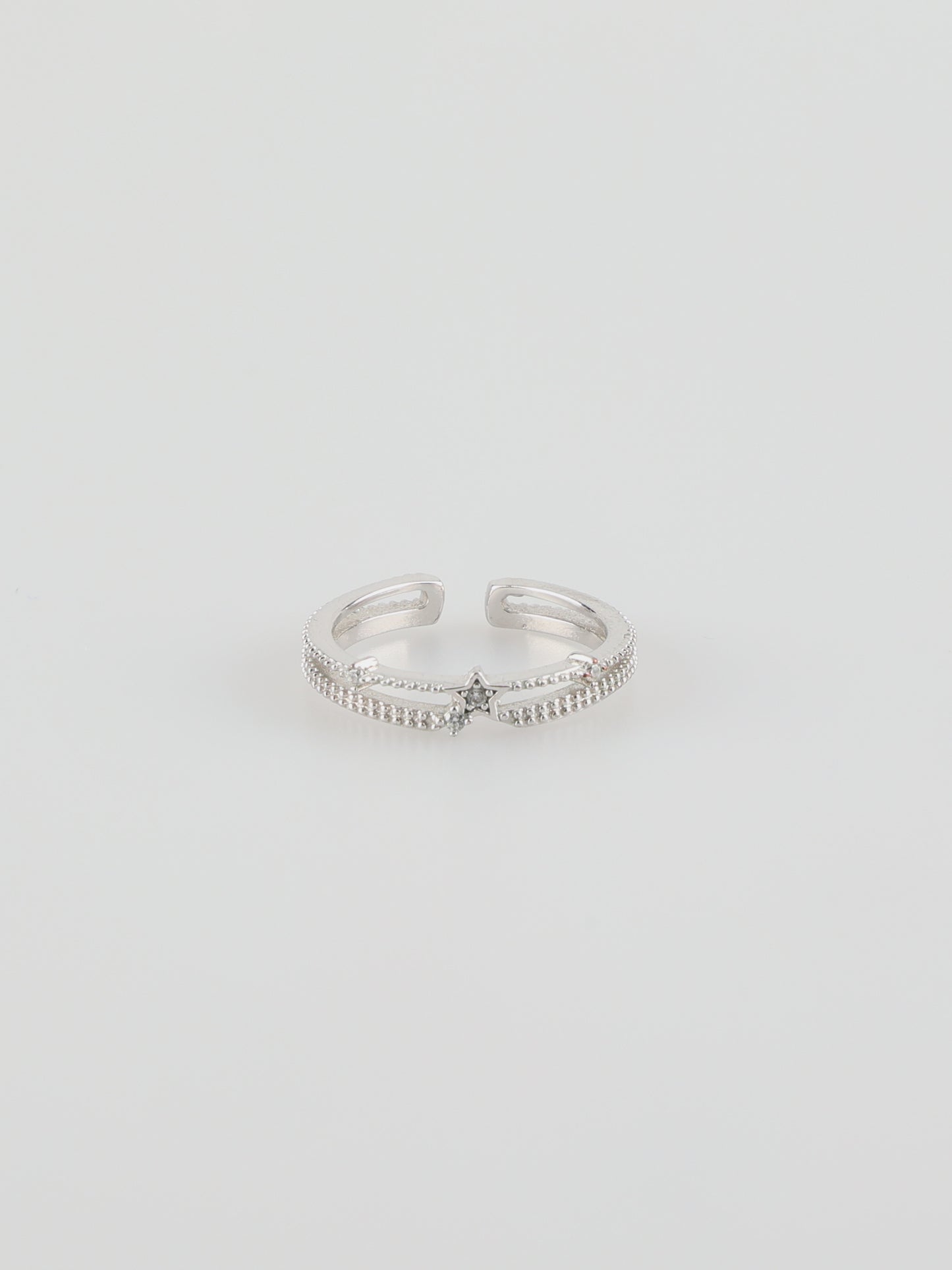 Pentacle Zirconia Wrap Ring