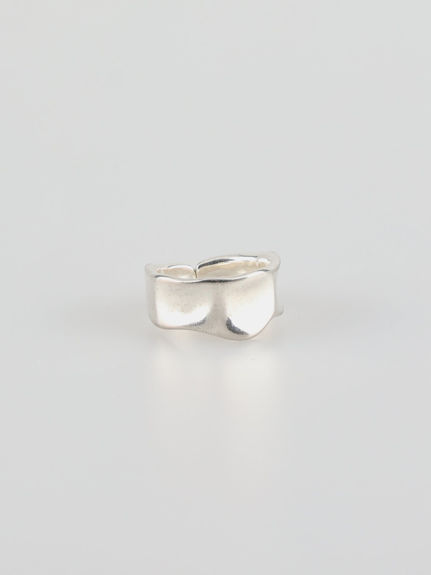 Irregular Silver Band Ring