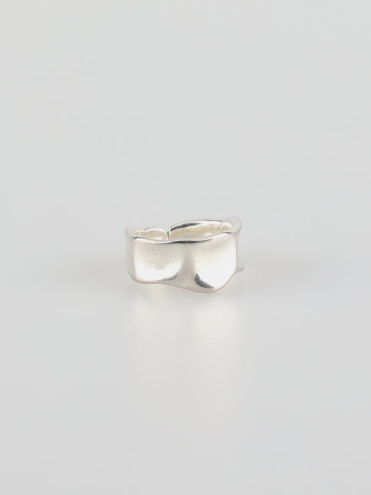 Irregular Silver Band Ring