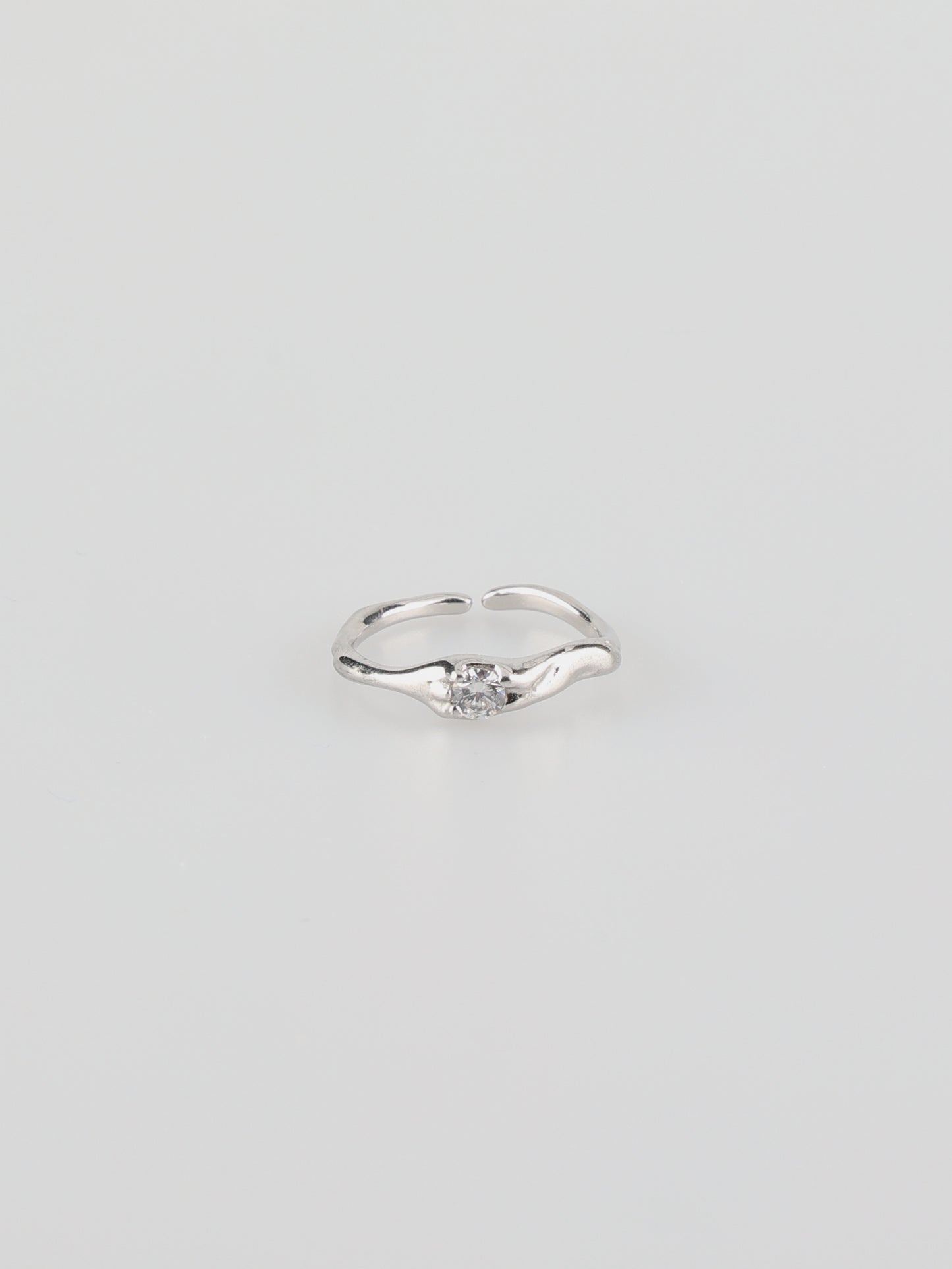 Radiant Wave Zirconia Ring